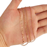 10pcs Stainless Steel Necklace Chain for DIY Jewelry Making