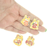10pcs Tiger Charms for DIY Necklaces Earrings