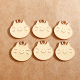 10pcs Cat Enamel Charms Alloy Pendants DIY Jewelry Making