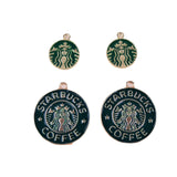 10pcs Cartoon Coffee Charms Pendant for DIY Jewelry Making