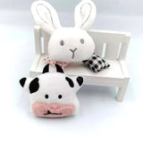 10pcs Cartoon Plush Fabric Animal Padded Appliques for DIY Kids Hair Garments