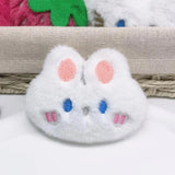 10pcs Cartoon Plush Patches DIY Access Children's Headwear Bags Decor