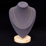 10pcs Stainless Steel Link Cuban Chain Necklaces 2mm Men Women DIY Jewelry