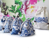 10pcs Chinese Style Storage Bag Drawstring Small Coin Purse Gift Pouch