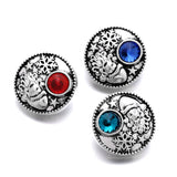 10pcs Christmas Snap Buttons Mixed Colors Santa Snowflake 18mm Snap Buttons