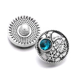 10pcs Christmas Snap Buttons Mixed Colors Santa Snowflake 18mm Snap Buttons