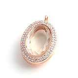 10pcs Oval Floating Locket Photo Memory Pendant Jewelry