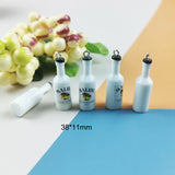 10pcs Coconut Tree Cocktail Pendant Resin Charms DIY Keychain Dangle