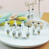 10pcs Coconut Tree Cocktail Pendant Resin Charms DIY Keychain Dangle
