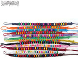 10pcs Colorful Wood Beads Friendship Bracelets Charm Bangle Beach Jewelry