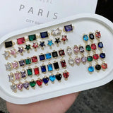 Colorful Glass Stone Charm Bracelet Multicolor Rope Chain Hot Fine Jewelry