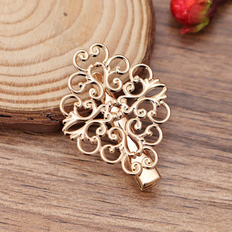 10pcs Copper Vintage Hairpins Hair Clips for DIY Hair Jewelry Making