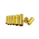 10pcs/lot Magnet Clasps Metal End Caps For Leather Jewelry DIY
