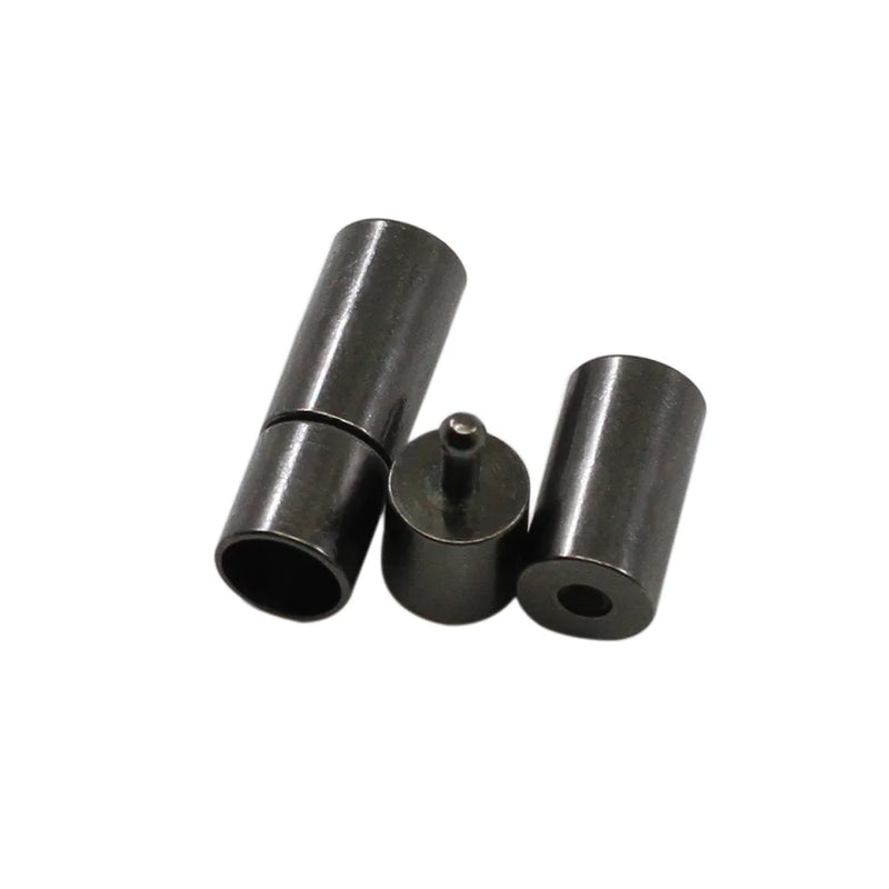 10pcs/lot Magnet Clasps Metal End Caps For Leather Jewelry DIY