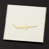 10pcs/lot Religion Charm Cross Bracelets Stainless Steel Jesus Bracelet