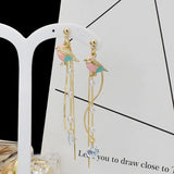 10pcs/lot 3D Sparrow Pendant Alloy Enamel Birds Charm DIY Jewelry YZ347