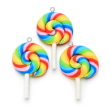 10pcs Lollipop Charms Pendants for Jewelry Making
