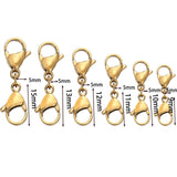10pcs Double Lobster Clasp Extender Silver Clasps DIY Jewelry Making