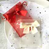 10pcs Butterfly Organza Gift Bags Drawstring Jewelry Wedding Pouches