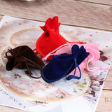 10pcs Velvet Drawstring Gift Bags 7*9/9*12cm Jewelry Pouches