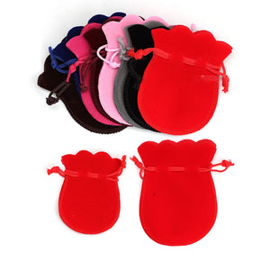 10pcs Velvet Drawstring Gift Bags 7*9/9*12cm Jewelry Pouches
