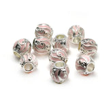 10pcs Drop Oil Cloisonne Spacer Beads for Jewelry Making