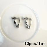 10pcs Ear Clip Converter Multiple Styles DIY Jewelry No Pierced Clip Earrings