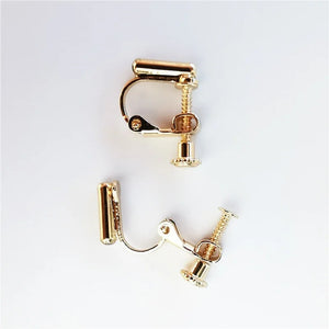 10pcs Ear Clip Converter Multiple Styles DIY Jewelry No Pierced Clip Earrings