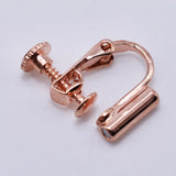10pcs Earring Hooks Clasps Settings Ear Clips Safety DIY Jewelry Making
