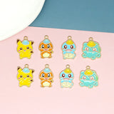 10pcs/lot Enamel Cat Duck Charms Pendant DIY Jewelry Making