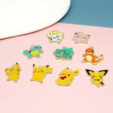 10pcs Enamel Cartoon Squirrel Evil Elf Charms DIY Jewelry Making