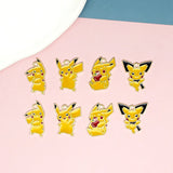 10pcs Enamel Cartoon Squirrel Evil Elf Charms DIY Jewelry Making