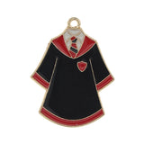 Enamel Metal Uniform Charms for DIY Jewelry Making Findings