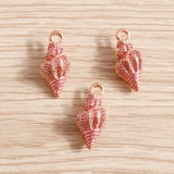 10pcs Enamel Marine Charms Shell Starfish Pearl Pendants DIY Necklaces Earrings