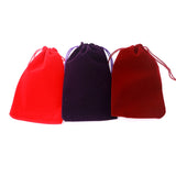 10pcs Velvet Bags 10x16cm Car Perfume Charge Bracelets Colors Storage Pouches