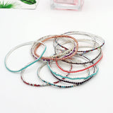 10pcs/lot Rhinestone Elastic Crystal Charms Jewelry Chains Bracelet& Bangle