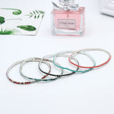 10pcs/lot Rhinestone Elastic Crystal Charms Jewelry Chains Bracelet& Bangle