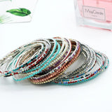 10pcs/lot Rhinestone Elastic Crystal Charms Jewelry Chains Bracelet& Bangle