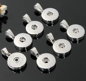 10pcs Snap Pendants for 18mm Snap Button Bracelet Accessory