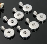 10pcs Snap Pendants for 18mm Snap Button Bracelet Accessory