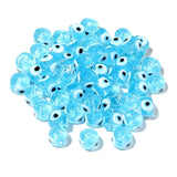 10pcs Flower Lampwork Beads Colorful Loose Beads Jewelry DIY Bracelet Necklace