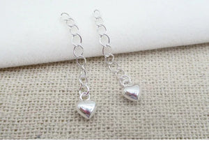 10pcs 925 Sterling Silver Extension Chains Necklace/Bracelet DIY Findings