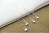 10pcs 925 Sterling Silver Extension Chains Necklace/Bracelet DIY Findings