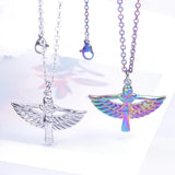 10pcs/lot Egyptian Goddess ISIS Charm Pendant Necklace for Women Jewelry
