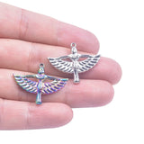 10pcs/lot Egyptian Goddess ISIS Charm Pendant Necklace for Women Jewelry