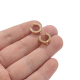 10pcs Stainless Steel Earrings Clasps Hooks DIY Jewelry Making Accessories