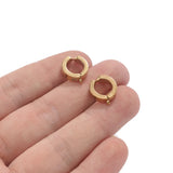 10pcs Stainless Steel Earrings Clasps Hooks DIY Jewelry Making Accessories