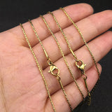 10pcs/lot Pearl Chain Necklace 1.2mm 46cm Stainless Steel Box Chains Jewelry