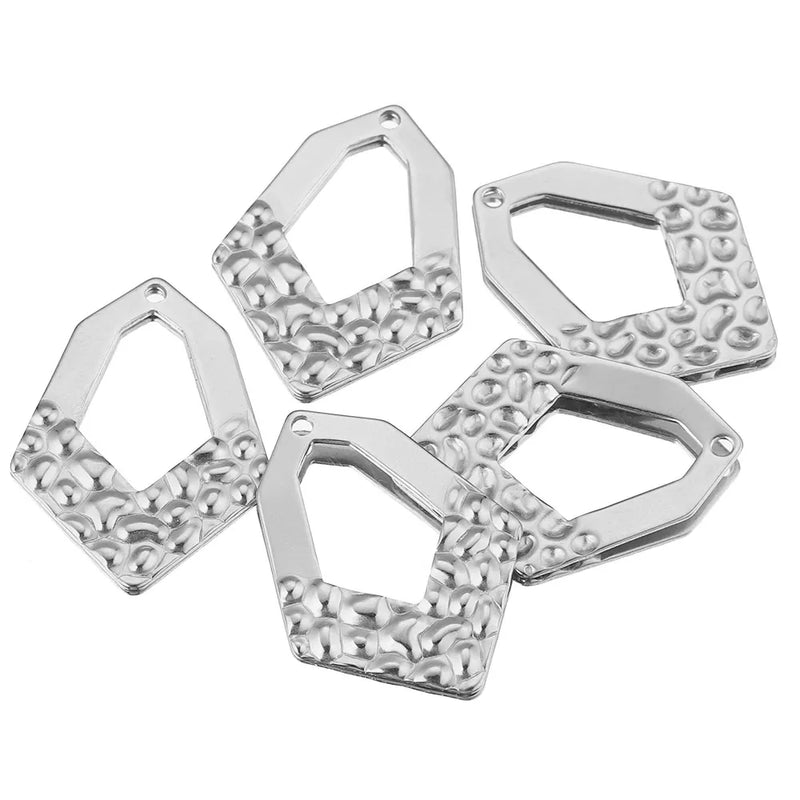 10pcs Stainless Steel Earring Connectors DIY Jewelry Making