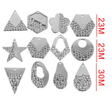 10pcs Stainless Steel Earring Connectors DIY Jewelry Making